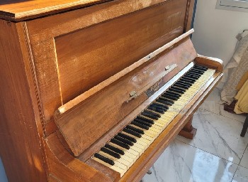 Teleguia Vendo piano aleman, original, teclas de marfil, viejo pero impecable y funciona perfecto Tel.2262-556703