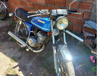 Teleguia Kawasaki Gto 2T Japon estado Original Tel. 2262-655489